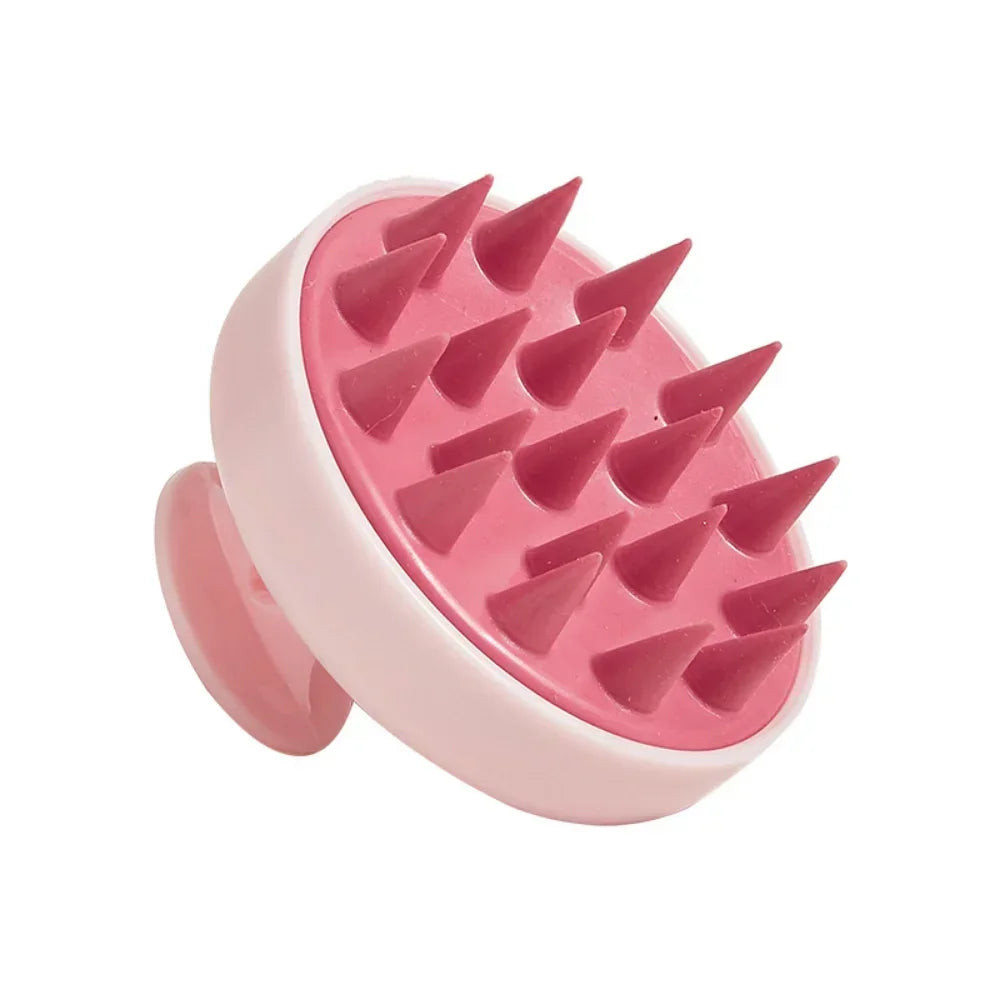 Silicone brush for washing hair