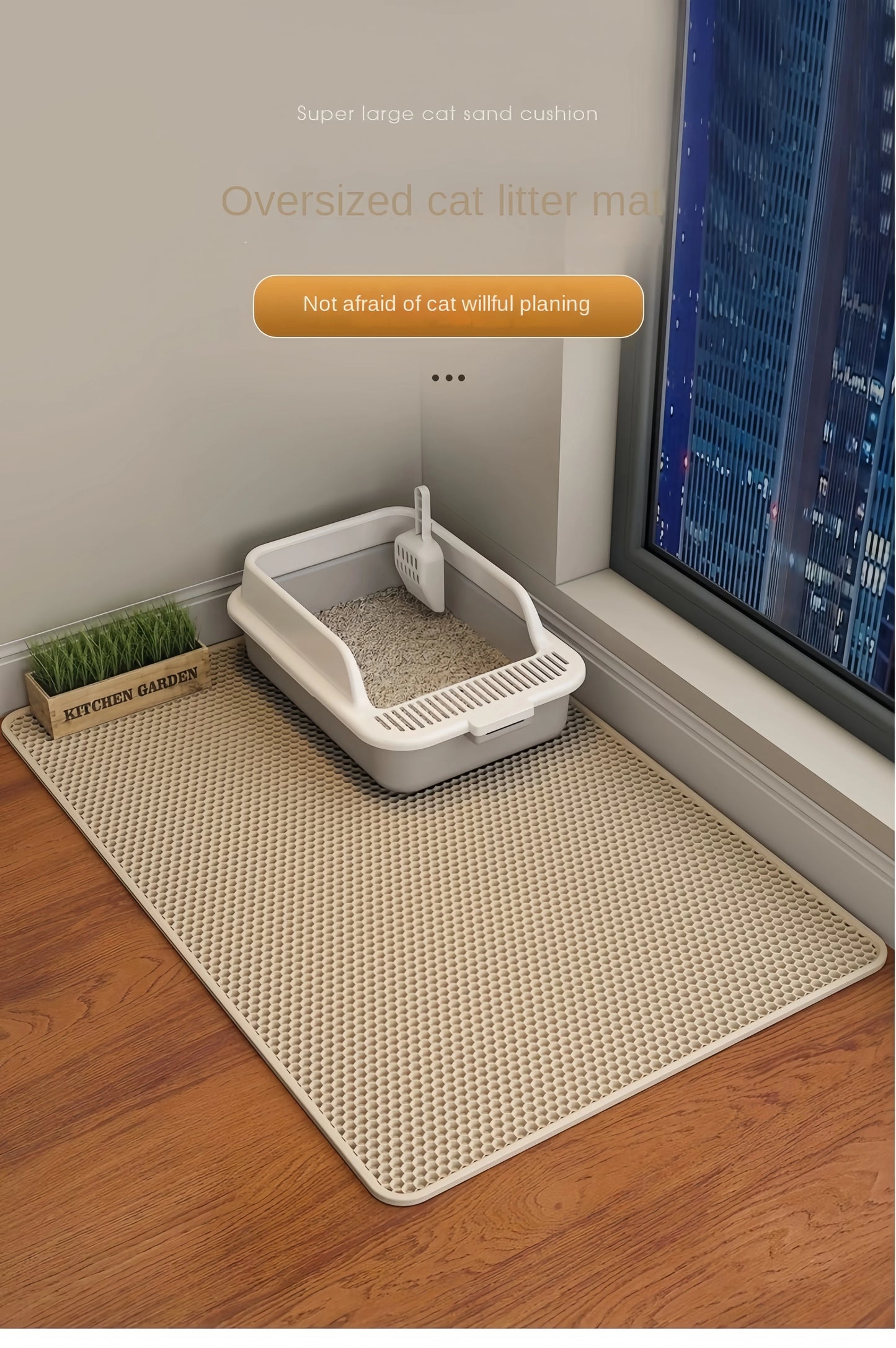 Waterproof Double Cat Litter Mat