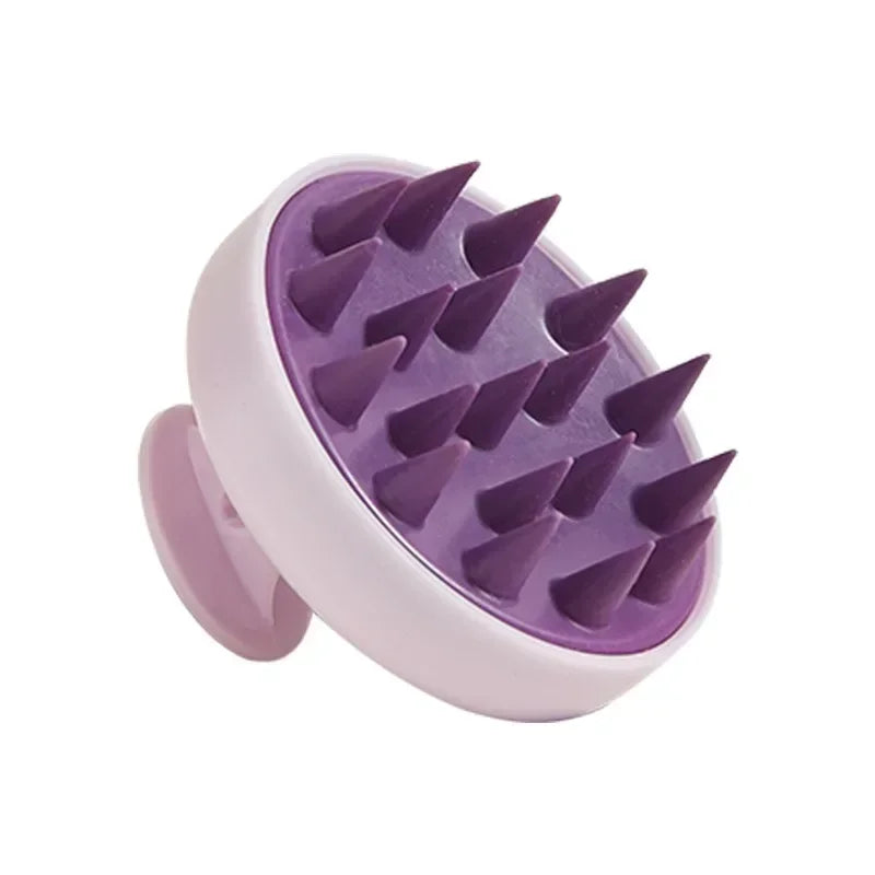 Silicone brush for washing hair