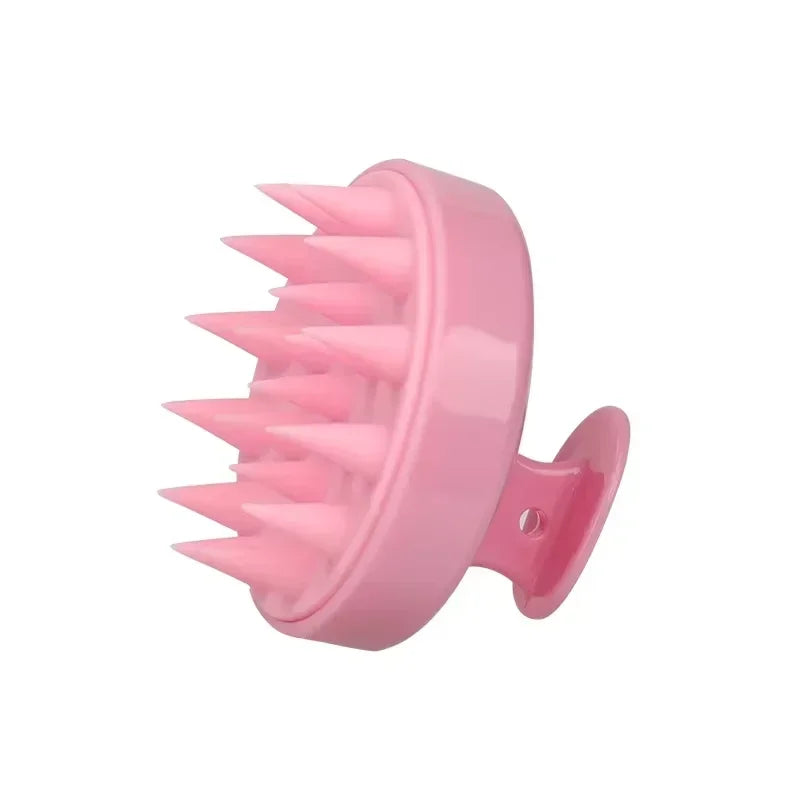 Silicone brush for washing hair