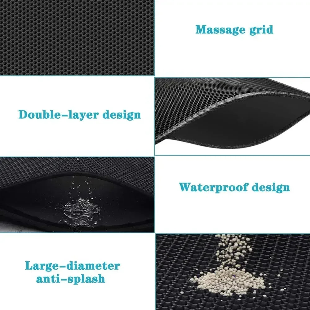 Waterproof Double Cat Litter Mat