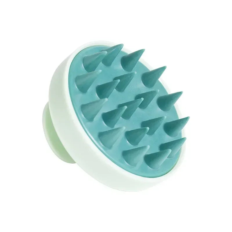 Silicone brush for washing hair