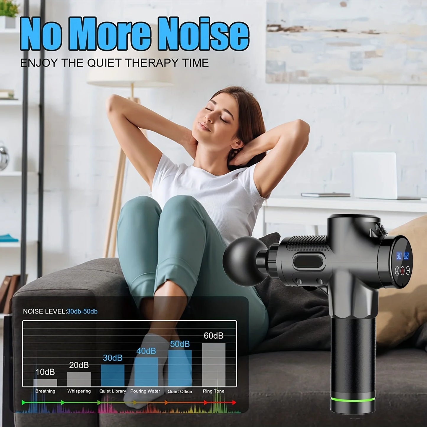 Fascial massage gun, electric percussion